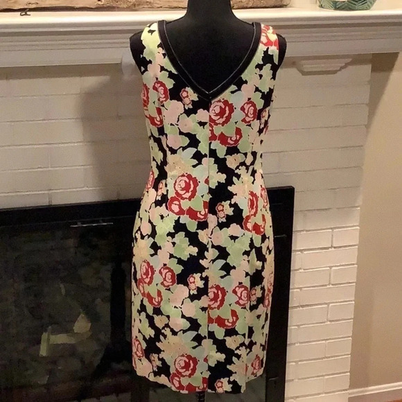Amazing Talbots V Neck Floral Dress Womens Sz 10 - Picture 5 of 8